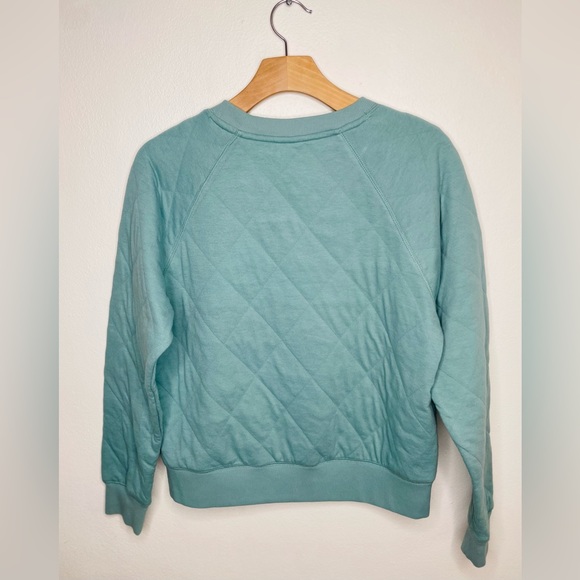 Old Navy Green Teal Long sleeve Sweatshirt Women’s Small - Picture 4 of 4